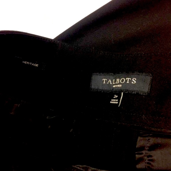 Talbots | Heritage Black Dress Pants Size 2P | 2 Petite - Picture 2 of 5